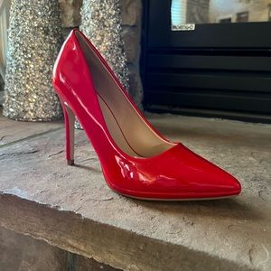 Red Stiletto Pumps 6.5
